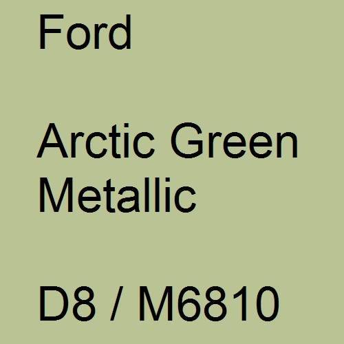 Ford, Arctic Green Metallic, D8 / M6810.